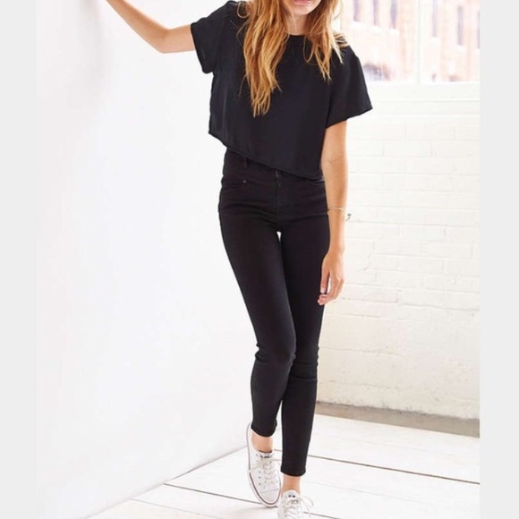 Urban outfitters high-waisted jeans.