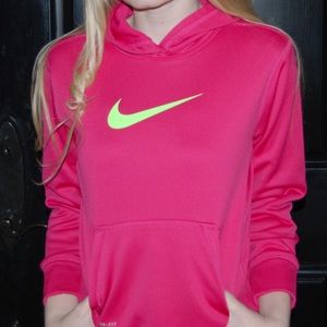 Pink nike sweatshirt