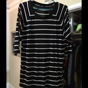 Black and white striped t-shirt