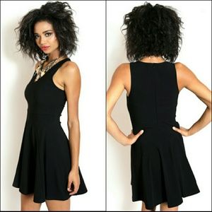 NWT Fit And Flare Little Black Dress M