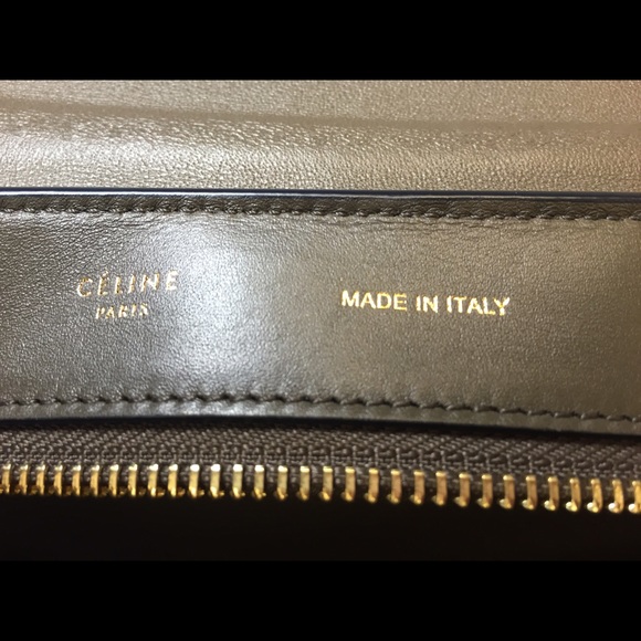 Celine Trapeze Tricolor in Khaki - Picture 4 of 4