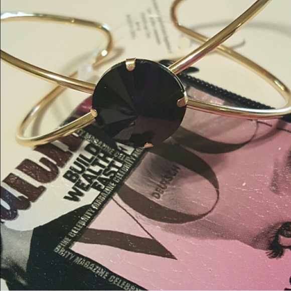 Gold & Black Bangle