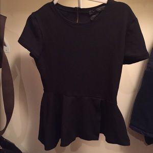 Slanted BCBG peplum top