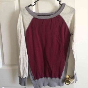 Color block sweater