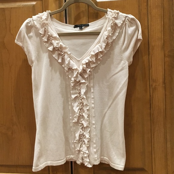 Antonio Melani S cream sweater silk,cotton, nyl