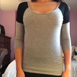 Jessica Simpson very soft grey blouse