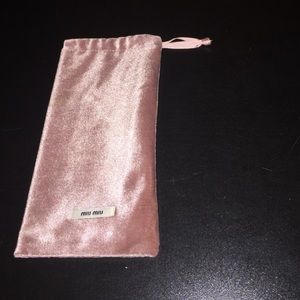 MIU MIU VELVET POUCH