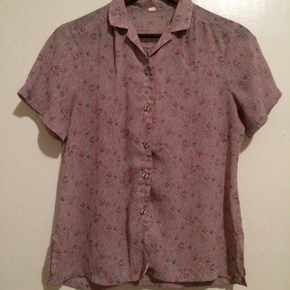 Dusty Pink Vintage Blouse