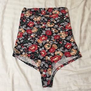 Floral body suit
