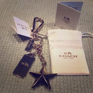 Gold Coach Keychain NWT