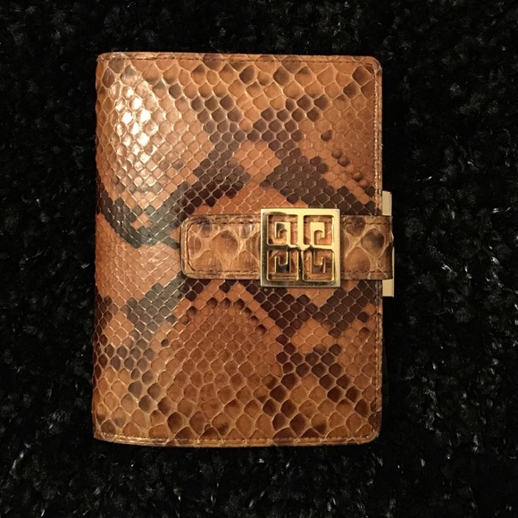 Givenchy snake skin wallet