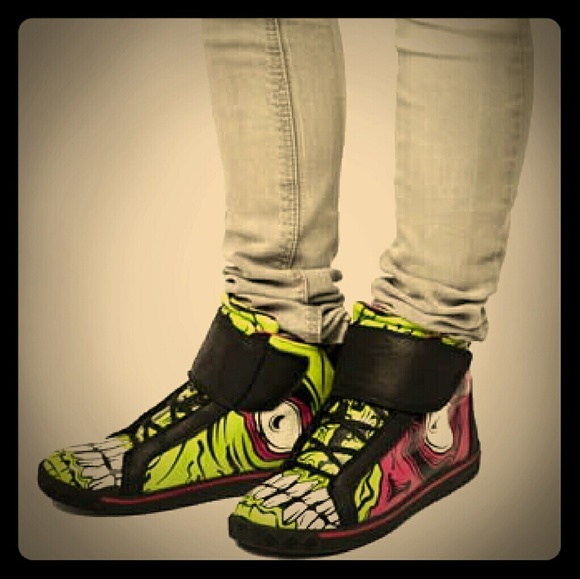 Iron Fist Zombie Stomper High Top Sneakers