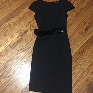 Belted Little Black Dress Antonio Melani size 6