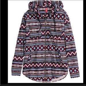 H&M Hooded Tribal flannel/Shirt