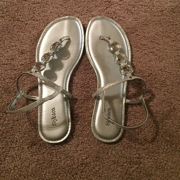 Silver sandal