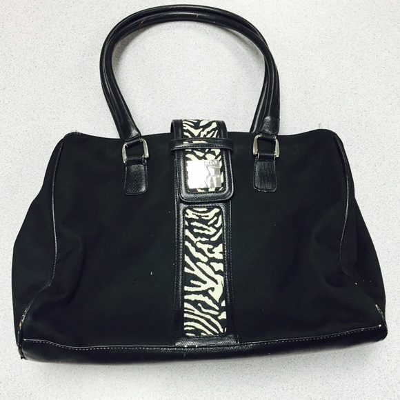 DVF Zebra Print Laptop/Work Bag