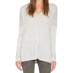 Vince Double V Neck Shirt [white]