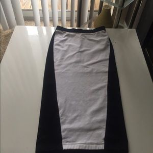 Black and White Pencil Skirt Black and White Pencil Skirt