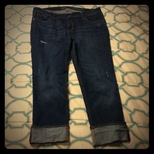 Boyfriend straight crop jeans