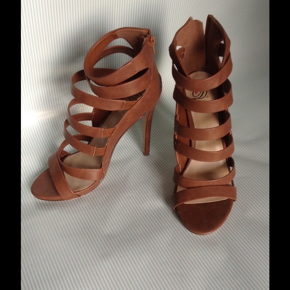 Tan Strappy heels