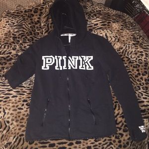 PINK Athletic Hoodie with Thumb Holes ✨