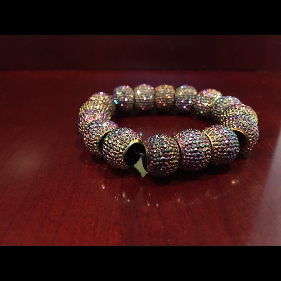 Multicolor metallic bracelet