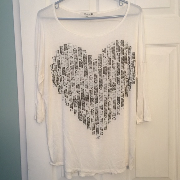 Forever 21 Heart Shirt