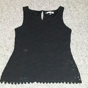 Black lace top
