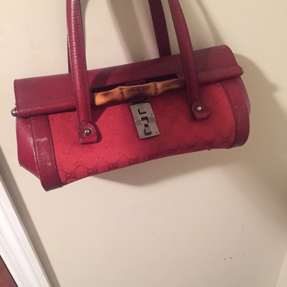 Deep red Gucci top handle bag - Picture 2 of 4