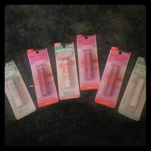 6 NWT baby lips lip balms