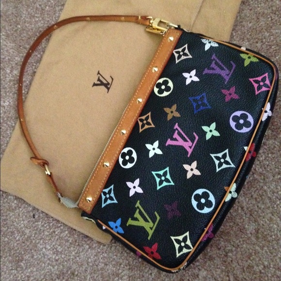 Lv multicolore pochette