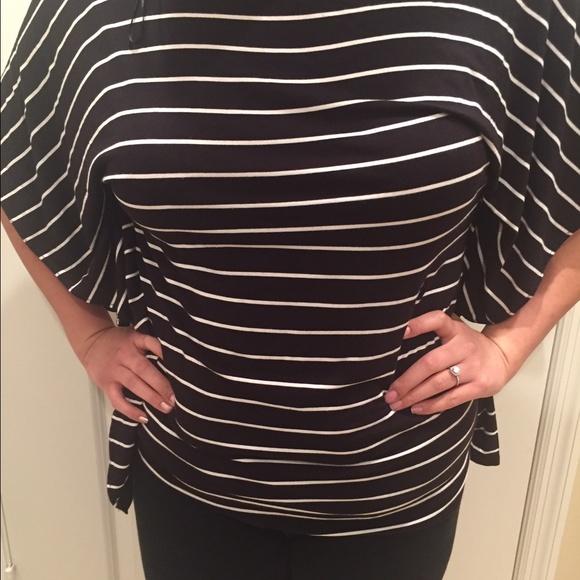 MICHAEL Michael Kors Tops - MICHAEL Michael Kors Striped Flowy Tee
