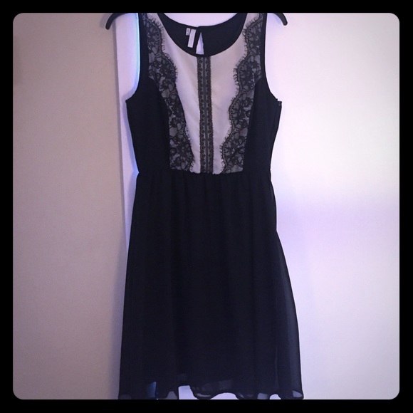 Black and white dress