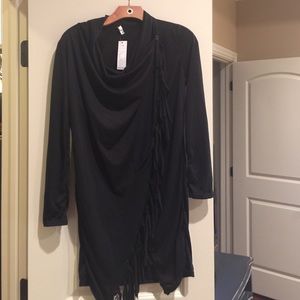 Fringe cardigan