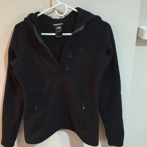 North Face pullover hooded fleece sweatshirt