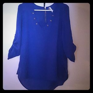 Navy Blouse