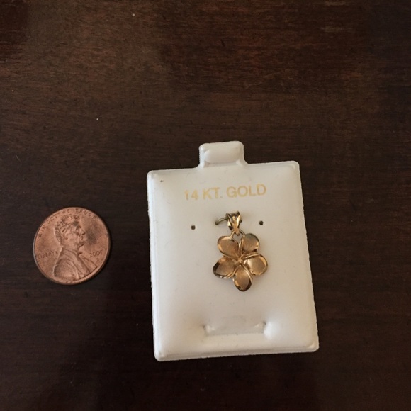 Plumeria flower pendant