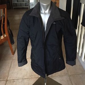 Columbia Black Fleece Lined Shell L Womans