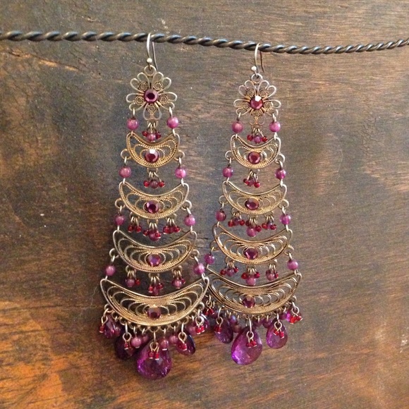 Gorgeous Vintage Drop Earrings - Picture 1 of 1