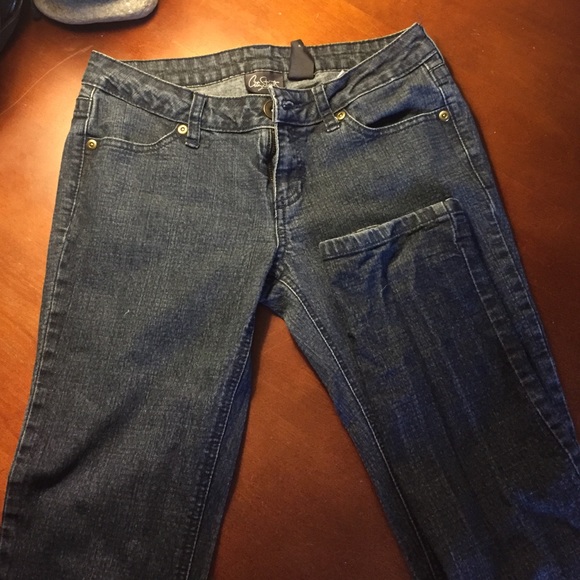 Dark denim skinny jeans