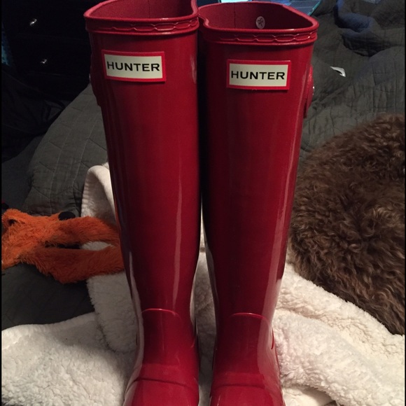 Hunter rain boots size 8