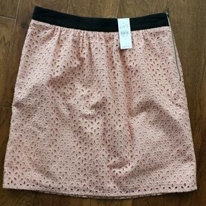 Loft Peach Lace Skirt