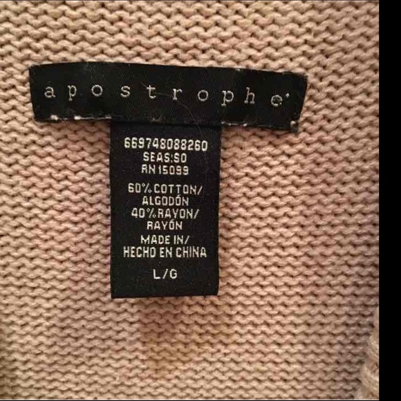 Apostrophe cardigan - Picture 3 of 3