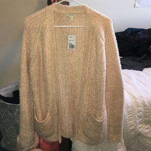 Forever 21 peach cardigan