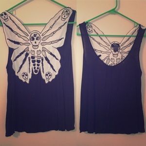 Skull/Butterfly tank