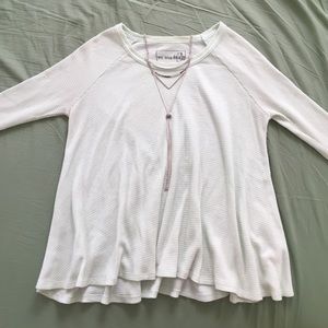 We The Free mint green thermal blouse