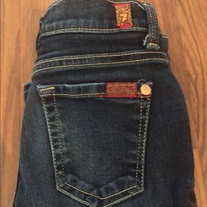 Seven 7 for all man kind girls jeans size 8