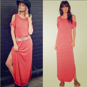 Free people cold shoulder maxi