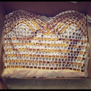 Never worn white prom dress