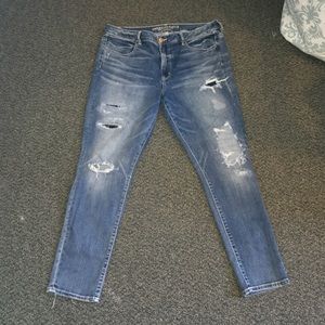 Worn once American eagle jeans